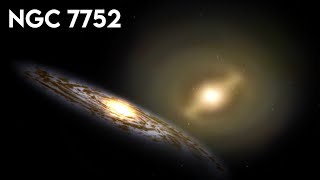 Flight through interstellar space  5 hours  Screensaver Relaxation Sleep  NGC 7752 [upl. by Murdocca]