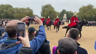 The King’s Guard with tourists in London [upl. by Illib]