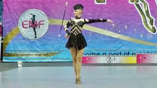 Majorettes Miraż Wronki  baton solo  Liberec 2024  Majorette Championship MWF [upl. by Ciredor376]