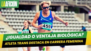 Atleta trans destroza los récords en competencia femenil y desata la polémica [upl. by Harwell587]