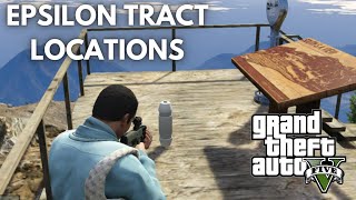 GTA 5  All 10 EPSILON PROGRAM TRACT LOCATIONS Secret Side Mission [upl. by Perrine206]