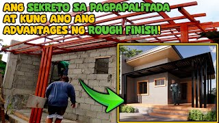 Diskarte sa Pagpalitada sa Maliit na bungalow house  Roofing at mabilis na pagpoFlooring  PART 2 [upl. by Ambert]