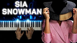 Sia  Snowman  Piano cover [upl. by Fairweather784]