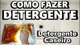 Como Fazer Detergente LIMPA ALUMINIO Detergente Caseiro DETERGENTE LÍQUIDO [upl. by Kired]