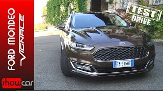 FORD MONDEO VIGNALE 20 TDCI biturbo 210cv PROVA COMPLETA [upl. by Enitsua150]