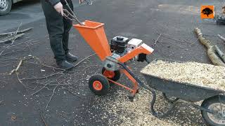 FM6DD Compact Petrol Wood Chipper 6HP [upl. by Regine136]