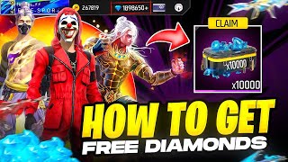 Free diamond 💎  how to get free diamonds 💎  free fire upcoming events [upl. by Thornburg126]