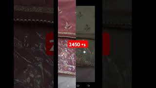 RPure crabe full front hevvy buti rasham with handwork embroidery chinnon dupatta viralvideo sale [upl. by Odareg]