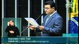 Deputado Fábio Trad fala sobre os conflitos no campo envolvendo índios e produtores rurais [upl. by Leumhs]