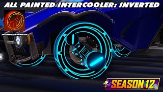 Showcasing All NEW Rocket Pass Wheels quotINTERCOOLER INVERTEDquot  Rocket League Season 12 Update [upl. by Narad940]