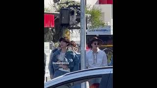 VMin BTS James Corden Crosswalk Concert [upl. by Mattland]