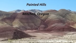 Painted Hills  John Day Fossil Beds National Monument  Mitchell Oregon [upl. by Tamra]