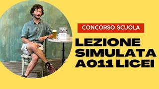 concorso scuola tutorial lezione simulata a011 [upl. by Kcim]