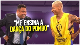 RICHARLISON SE EMOCIONA COM RONALDO EM ENTREVISTA PÓSJOGO  BRASIL 4 x 1 COREIA DO SUL  RonaldoTV [upl. by Ahsilad]