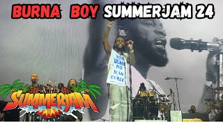 Burna Boy  Live performance  Summerjam festival 2024 [upl. by Eessac287]