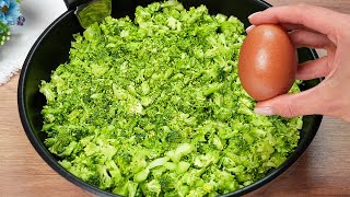 I cook this broccoli with eggs every 3 days Delicious and very simple breakfast [upl. by Vincelette428]