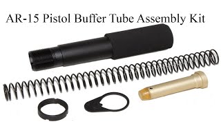 AR15 Pistol Buffer Tube Assembly Kit With Foam Pad For Your Next Build [upl. by Chastity]