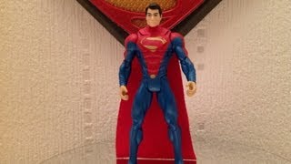 Man of Steel 375quot Concrete Crusher Superman Figure Review [upl. by Nylekcaj]