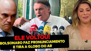 AGORA Bolsonaro tira a Globo do ar Presidente rompe o silêncio e faz pronunciamento sobre o Xandão [upl. by Chandler419]