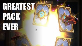 Greatest Hearthstone Pack Call Ever  Hearthstone Beta [upl. by Svoboda561]