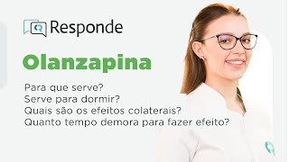 Olanzapina  Para que serve Funciona como antidepressivo Como age no organismo  CR Responde [upl. by Fanchette]