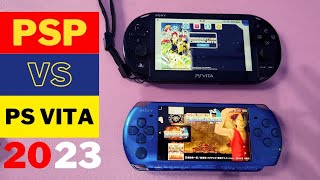 Pilih PSP atau PS Vita di tahun 2023 ini dia 8 Perbedaan PSP dan PS Vita [upl. by Carny307]