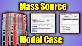 ETABS Tutorial Mass Source amp Modal Cases  Step 6 [upl. by Larissa144]