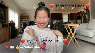 THRIFT STORE FINDS TRY ON CLOTHING HAUL ADIDAS VICTORIAS SECRET CALVIN KLEIN NIKE amp MORE [upl. by Htes]