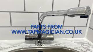 HOWDENS LAMONA HITECH RHONE  Fix dripping tap How to replace the ceramic cartridges tapmagician [upl. by Galen]