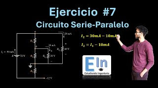 Circuitos SerieParalelo Ejercicio 7 Nivel MedioAlto [upl. by Lazos]