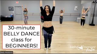 30minute Beginner Belly Dance Class with Portia [upl. by Skylar]