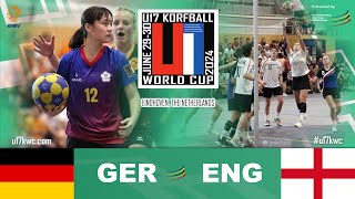 U17 Korfball World Cup 2024  Germany  England [upl. by Scheer328]