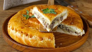 Пышный пирог с мясом и картошкой Сдобный сытный и невероятно вкусный [upl. by Whitney]