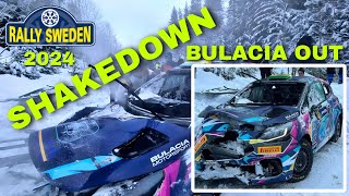 WRC RALLY SWEDEN 2024  SHAKEDOWN HIGHLIGHTS [upl. by Ysabel877]