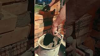 Ziegelverlegung viralvideo construction satisfying ziegel [upl. by Schalles]