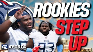 Three Titans rookies elevate their game to get Tennessee in the win column Will Levis injury update [upl. by Irby]