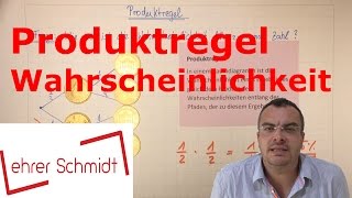 Produktregel  Wahrscheinlichkeitsrechnung  Mathematik  Lehrerschmidt [upl. by Eznyl360]