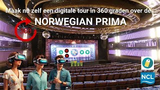 video Norwegain Prima Vr scheepstour in 360 graden  Captain Cruise vakanties Mister 3 Sixty [upl. by Antonella]