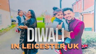 Diwali Celebration In Leicester UK 🇬🇧  Diwali 2024  Indians In Leicester [upl. by Lerrehs]