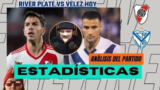 Comentamos estadísticas datos y análisis del River vs Velez por la Copa de Liga Profesional 2024 [upl. by Gasser136]