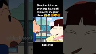 shinchan and ichan lovestory 😘🤯shocking shortvideos viralvideos shinchan shorts [upl. by Akelam]