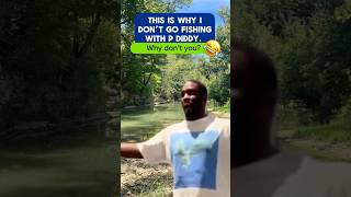 Don’t Fish With P Diddy funny fishing pdiddy fishingvideo bassfishing bankfishing creek [upl. by Ocirred]