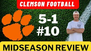 CLEMSON FOOTBALL MIDSEASON REVIEW THE GOOD THE BAD AND THE UNANSWERED [upl. by Derwood760]