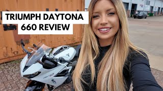 Triumph Daytona 660 Review [upl. by Llehcsreh]