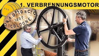 UNFASSBAR Ich starte 1 Verbrennungsmotor von 1867  Besuch DEUTZ Museum [upl. by Roswell300]