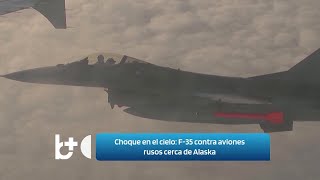 ¡Choque en el Cielo Aviones Rusos Cerca de Alaska F35 Listos para la Acción [upl. by Icnarf55]