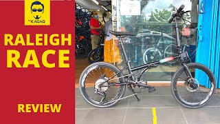 RALEIGH RACE SHIMANO DEORE 11 SPEED  Folding Bike Malaysia Basikal Sepeda Review [upl. by Ayim35]