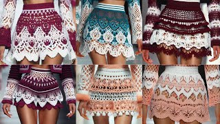 Crochet Skirt Jacket crochet fashion trend youtubeshorts trending trouser style moda dress [upl. by Galen]