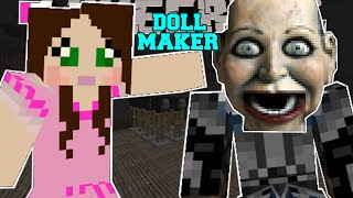 Minecraft  THE CREEPY DOLL FACTORY  The Doll Maker  Custom Map [upl. by Fabrin]