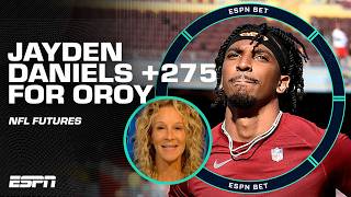 NFL FUTURES 🤑 Anita Marks picking JAYDEN DANIELS 275 for OROY 🏆  ESPN BET Live [upl. by Atnoid]